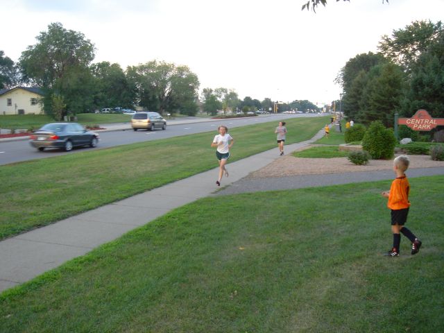 Sara in full stride