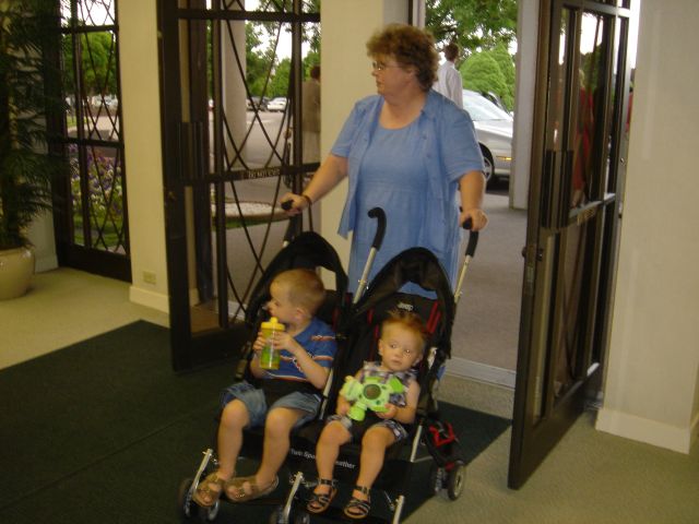 Grandma, Jeffrey, and Owen