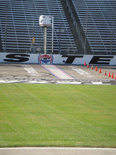 Finish Line from ground level